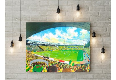 Norwich City FC Carrow Road Stadium Wall Art Canvas